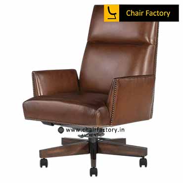 valkyrae High back 100% genuine leather chair 